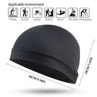 Logotipo personalizado Hombres Mujeres Casco de secado rápido Gorra de ciclismo Verano Anti-sudor Sombrero deportivo Motocicleta Bicicleta Montar Ciclismo Gorra interior