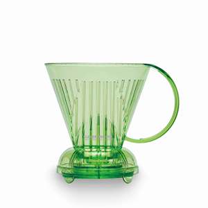 Cafetera Reutilizable de Tritán Eastman Azul Claro, Forma Trapezoidal, para Eventos de Catering, Buffet y Salón - Product Image 1