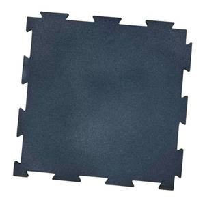 Supersafe Malaysia Origin Anti-Static Durable Interlocking Pattern Rubber Gym Tiles 500x500mm 8-15mm Thickness Easy Installation - Product Image 1