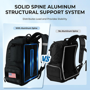 Bait <span class=keywords><strong>Boss</strong></span> Pro Grand <span class=keywords><strong>sac</strong></span> à dos <span class=keywords><strong>de</strong></span> pêche 45L avec porte-canne et 4 boîtes <span class=keywords><strong>de</strong></span> matériel <span class=keywords><strong>de</strong></span> pêche <span class=keywords><strong>Sac</strong></span> <span class=keywords><strong>de</strong></span> rangement décontracté pour équipement <span class=keywords><strong>de</strong></span> pêche - Product Image 3