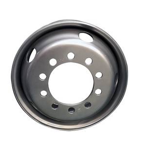 Nuevo 7,5 V-20/7.50V-20/7,5-20/7.50-20 <span class=keywords><strong>8</strong></span>-Hole Trailer Light Truck Hub Material <span class=keywords><strong>de</strong></span> acero con acabado plateado Compatible con neumático 11.00R20 - Product Image 6