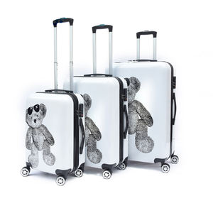 กระเป๋าเดินทางแบบแข็งพิมพ์ลาย PC ชุด 3 ชิ้น ดีไซน์สีสันสดใส วัสดุ ABS PC - Product Image 5