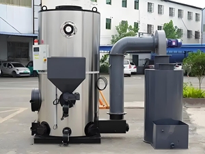 100kg 200kg 300kg 400kg 500kg Mini Dọc bệnh viện nhà máy đường công nghiệp thực phẩm hạt điều mùn cưa SINH KHỐI nồi hơi - Product Image 2