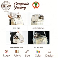 Sac à bandoulière multifonctionnel pour animaux de compagnie, sac de voyage souple avec fenêtre en maille visible, adapté aux bagages et aux voyages en avion, personnalisable