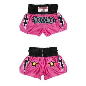 Pantaloni da Sanda YOKKAO 2025 Stile Retro Stadium per Allenamento di Muay <span class=keywords><strong>Thai</strong></span> Boxe e Taekwondo Nuova Tuta per Arti Marziali con Logo Frontale Personalizzato - Product Image 3