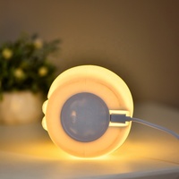 Lampe de chevet portable en silicone souple en forme d'animal, petite veilleuse à intensité variable pour chambre d'enfant, vente en gros