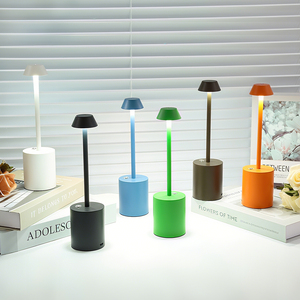 USB có thể sạc lại <span class=keywords><strong>LED</strong></span> bảng ánh sáng hiện đại đèn cảm ứng cho trong nhà & Ngoài trời Cone Shade phòng ngủ nhà không dây nhà hàng quán bar - Product Image 1