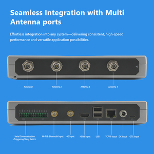 4-Port TNC nữ UHF 15m 20m dài khoảng cách kiểm soát truy cập đầu đọc thẻ cho Bluetooth <span class=keywords><strong>RFID</strong></span> HTTP moqq theo dõi tài sản đầu đọc - Product Image 6