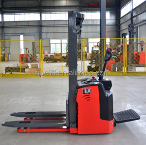 Alta calidad apilador eléctrico 2ton para 3 niveles estantería estante - Product Image 4