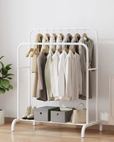 Porte-vêtements autoportant, organisateur de vêtements pour accrocher le support de porte-vêtements, cintre robuste