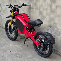 HCBK 2026 Nueva Bicicleta Eléctrica de Montaña SS80 con Motor de 25000W, 84V75AH, Cuadro de Acero Stealth Bomber