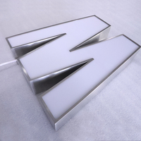 Letras de luz LED Facelit a prueba de agua, letras de canal iluminadas, luz exterior, letras de canal 3D, letreros LED frontales para tienda