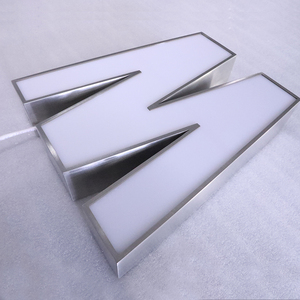 Letras de luz LED Facelit a prueba de agua, letras de canal iluminadas, luz exterior, letras de canal 3D, letreros LED frontales para tienda - Product Image 2