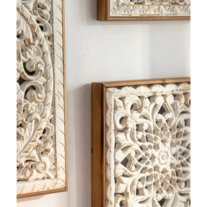 Decoración de granja de alta calidad para sala de estar, adorno colgante Retro <span class=keywords><strong>blanco</strong></span> hecho a mano, decoración de pared de madera rústica - Product Image 6