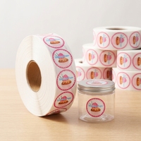 Autocollants ronds de 2 pouces, logo personnalisé en couleur, étiquettes circulaires, découpe à la forme, autocollants imperméables autocollants imprimés