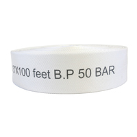 16 Bar haute pression blanc lutte contre l'incendie tuyau tuyau Polyester toile PVC 3 pouces d'épaisseur Tube