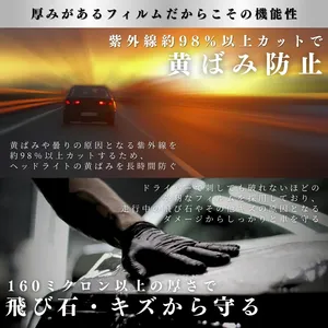 Autoadhesivo transparente Auto Sunroof Light Protector Clear Headlight Car Paint Protection Film-PPF Películas extraíbles para automóviles - Product Image 5