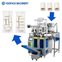 Machine de comptage et d'emballage automatique de manchons en plastique avec deux cuvettes vibrantes pour pièces et bagues de tuyaux en plastique