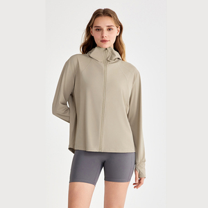 Nouvelles Vêtements de Protection Solaire en Soie Glacée Personnalisés pour l'Été Manches Longues Vêtements de Protection Solaire Extérieurs Anti-UV Vestes pour Femmes - Product Image 6