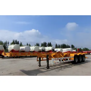 Premium 2-axle 40-foot Container Semi Truck Trailer For Sale