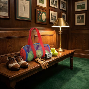 Sac en filet <span class=keywords><strong>de</strong></span> nylon portable avec logo personnalisé, pliable, réutilisable, pochette <span class=keywords><strong>pour</strong></span> balles <span class=keywords><strong>de</strong></span> golf, sac multifonction <span class=keywords><strong>pour</strong></span> la plage, les sports <span class=keywords><strong>de</strong></span> plein air - Product Image 5