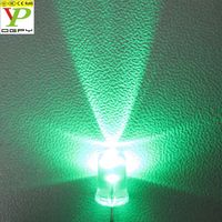 Diodes LED rondes de 5 mm pour bougies, lumières clignotantes, jaune, orange, rouge, vert, diodes électroluminescentes, 1000 pièces par sac