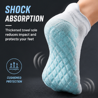 Chaussettes de sport personnalisées, chaussettes de sport à fond en tissu éponge, chaussettes de sport respirantes, absorbant la transpiration, anti-odeurs, chaussettes de course, chaussettes de badminton, unisexe
