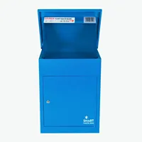 Boîte aux lettres extérieure extra-large en acier galvanisé, avec 2 serrures à clé, étanche, capacité 50L, pour colis et livraisons - Ventes Flash