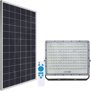 مصباح شارع <span class=keywords><strong>LED</strong></span> شمسي من سلسلة B10D بقوة 50-400 واط، تصميم مربع مستطيل نحيف ومسطح، هيكل ألومنيوم رمادي داكن، تقنية SMD5054 - Product Image 1