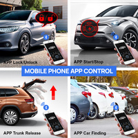 Kit de démarrage à distance universel AUTOLION avec entrée sans clé et contrôle par téléphone portable, portée de 100 m, démarrage/arrêt à une touche