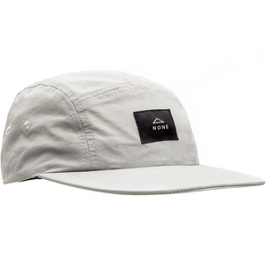 Vente en gros Sports de plein air Cinq panneaux Respirant Léger Nylon Imperméable Séchage rapide Personnalisé Non Structuré Casquette Snapback - Product Image 4