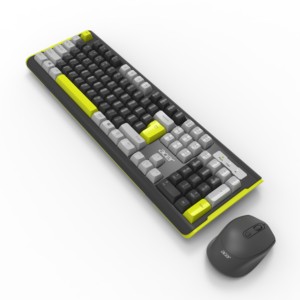 Chất lượng cao 2.4G im lặng Ergonomic bàn phím và chuột chống bóng mờ 3 phím cho máy tính xách tay và điện thoại di động - Product Image 6