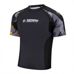 Unisexe 240GSM Premium Quality Rash Guard 85% Polyester 15% Spandex Manches courtes Respirant et confortable-Vente en gros - Product Image 6