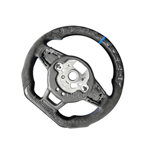พวงมาลัยคาร์บอนไฟเบอร์ปรับแต่งได้สำหรับ <span class=keywords><strong>VW</strong></span> Golf 7 Mk7 Mk7.5 GTI <span class=keywords><strong>Scirocco</strong></span> POLO <span class=keywords><strong>GTS</strong></span> R-Line 2014-2020 - Product Image 1