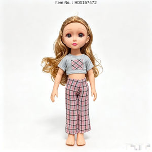 Bambola di Moda con Corpo in Vinile da 12 <span class=keywords><strong>Pollici</strong></span>, Capelli Lunghi Ondulati, Set per Vestire da Principessa, Regalo per Bambini, Personalizzabile OEM - Product Image 1