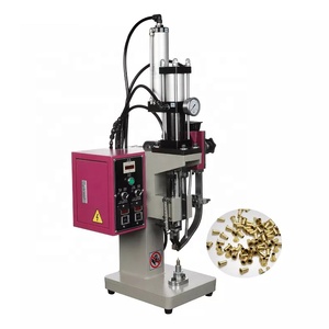 Macchina <span class=keywords><strong>Pneumatica</strong></span> per Applicazione Occhielli, Punzonatrice Automatica per Occhielli in Plastica, Macchina per Realizzazione Tende - Product Image 1