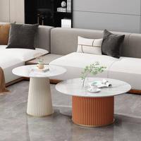 Table basse en acier moderne, durable et écologique, style luxe léger, pour bureau, café, salon, hôtel, réception