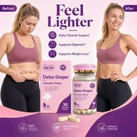 OKTW Detox Slim Comprimés à croquer pour la perte de poids, soutien digestif, certifié GMP, complément alimentaire, 30 comprimés
