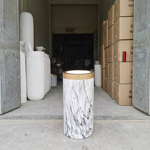 뜨거운 판매 좋은 품질 장식 홈 정원 꽃병 저렴한 꽃 냄비 대리석 대량 재배자 냄비 - Product Image 4