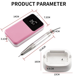 Taladro Eléctrico Profesional Recargable de 35000 RPM para Uñas, Bajo Ruido, USB, Plástico, Diamante, Gel, Pulidor de Esmalte de Uñas - Product Image 4