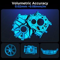 Escáner 3D Creality Raptor Pro con Precisión de 0.02 mm, Láser Azul, Grado de Metrología para Ingeniería Automotriz
