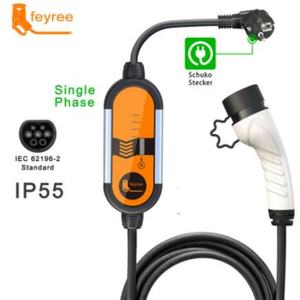 Cargador de Vehículos Eléctricos Tipo 2 Tipo 1/GBT Nivel 2 de 3.5kW con Cables de 5 Metros para Uso Doméstico Portátil - Product Image 2