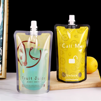 Jus de gelée imprimé personnalisé liqueur eau boisson debout découpé paquet de recharge de liquide sac en plastique pochette debout pour pastèque