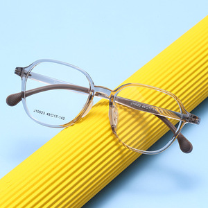 Gafas ópticas de montura completa ovalada Gtp J10023 para hombre, lentes anti UV, material Ac, estilo sencillo, origen Taizhou - Product Image 1