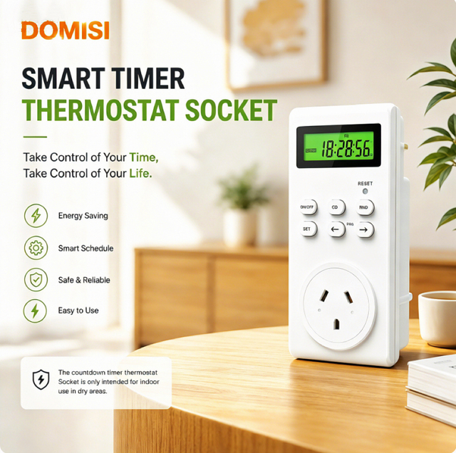 Mini Electronic Weekly Schedule Digital Timer for Enhanced Safety and Energy Saving