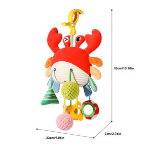 Jouets apaisants pour bébé, jouets à tirer en forme <span class=keywords><strong>de</strong></span> crabe, mobiles <span class=keywords><strong>de</strong></span> lit, jouets suspendus pour lit et voiture, pour 0-4 ans, unisexe - Product Image 1