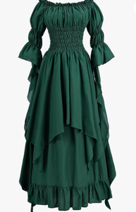 Renaissance <strong>Dress</strong> Women <strong>Medieval</strong> Costume Victorian <strong>Dresses</strong> Peasant Gothic Fairy Witch <strong>Wedding</strong> Under <strong>Dress</strong> - Product Image 4