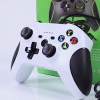 Manette de jeu filaire en plastique de haute qualité avec double moteur de vibration pour une console 360 PC avec garantie de 6 mois
