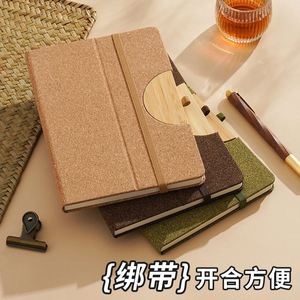 Cuaderno Ecológico Biodegradable con Tapa Dura de Bambú, Caja de Regalo, Logotipo Personalizado, Set de Regalo Empresarial Transfronterizo - Product Image 2
