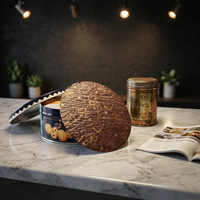 Pads d'emballage en papier chocolaté multi-épaisseurs de qualité alimentaire, écologiques, personnalisables avec logos de marque, protection antichoc